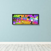 Big Bang Black Hole (Long) Wrapped Canvas (Insitu (Houten vloer))