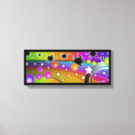 Big Bang Black Hole (Long) Wrapped Canvas Afdruk