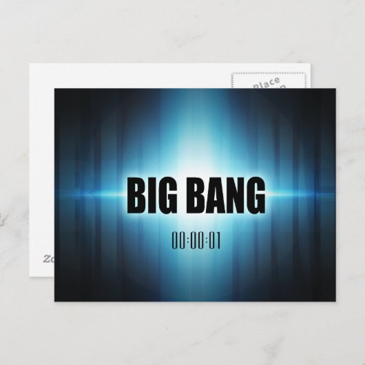 Big Bang Briefkaart (Voorkant / Achterkant)