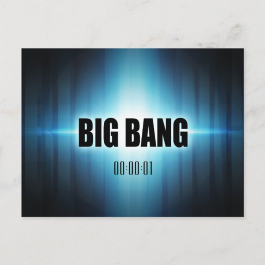 Big Bang Briefkaart (Voorkant)