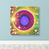 Big Bang Canvas Afdruk (Insitu (Houten vloer))