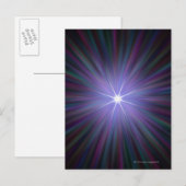 Big Bang, conceptuele computerkunst. 2 Briefkaart (Voorkant / Achterkant)