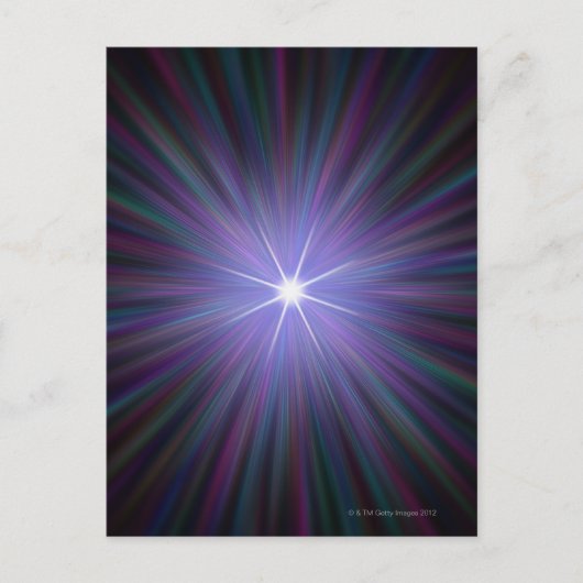 Big Bang, conceptuele computerkunst. 2 Briefkaart (Voorkant)