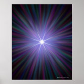 Big Bang, conceptuele computerkunst. Poster (Voorkant)