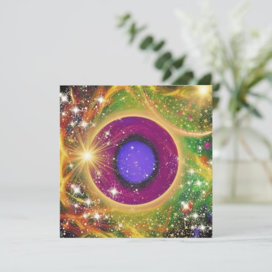 Big Bang Feestdagenkaart (Staand voorkant)