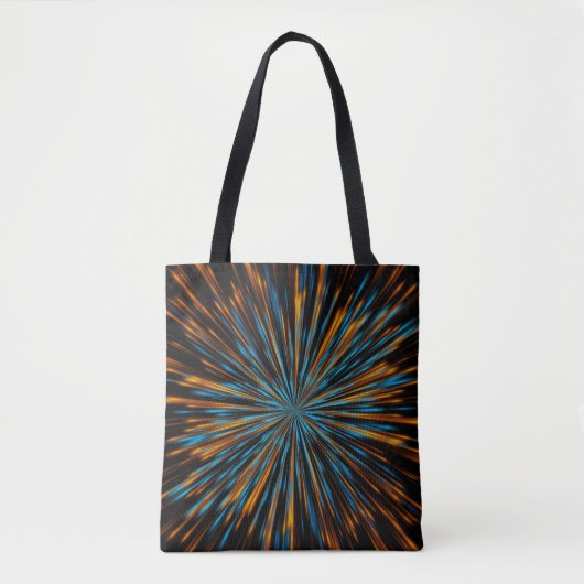 Big Bang Kleurstructuur Sparkling Canvas tas (Voorkant)