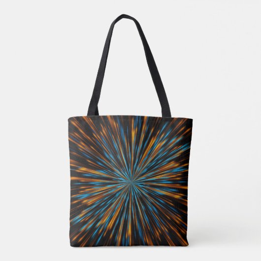 Big Bang Kleurstructuur Sparkling Canvas tas (Achterkant)