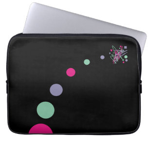 Big Bang Theory kleurensplinterplaneten ruimte Laptop Sleeve