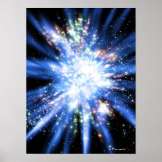 Big Bang uit de buitenruimte Poster