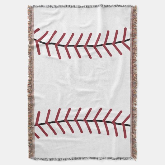 Big Baseball Throw Blanket Deken (Voorkant Verticaal)