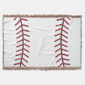 Big Baseball Throw Blanket Deken (Voorkant)