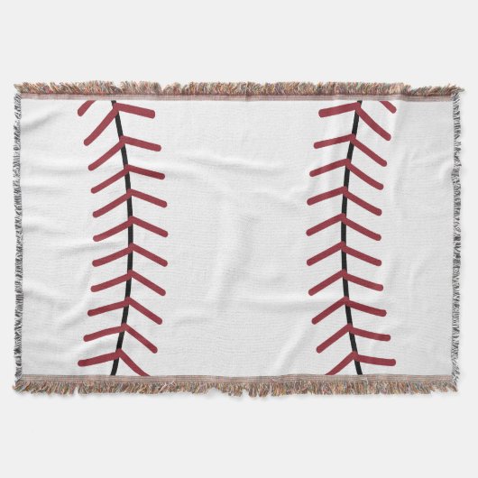 Big Baseball Throw Blanket Deken (Voorkant)