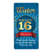 Big Bash Sweet 16 Waterfles Etiket (Voorkant)