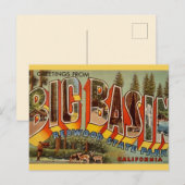 Big Basin Redwood Park Ansichtkaart Briefkaart (Voorkant / Achterkant)