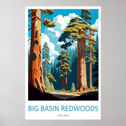 Big Basin Redwoods State Park 1 Poster (Voorkant)