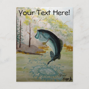 Big Bass. Briefkaart