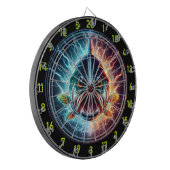 Big Bass Dart Board Adventure Design Dartbord (Voorkant Links)