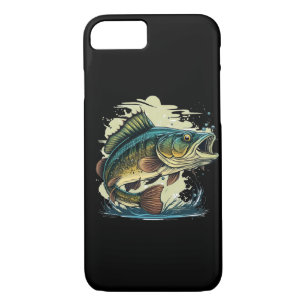 big-bass-fish-vector-cartoon-tshirt-big-bass-fish- 	iPhone 8/7 hoesje