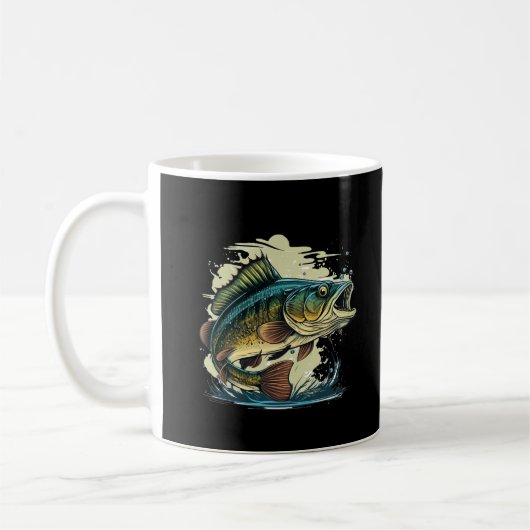big-bass-fish-vector-cartoon-tshirt-big-bass-fish- koffiemok (Links)