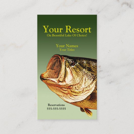 Big Bass Visitekaartje (Voorkant)