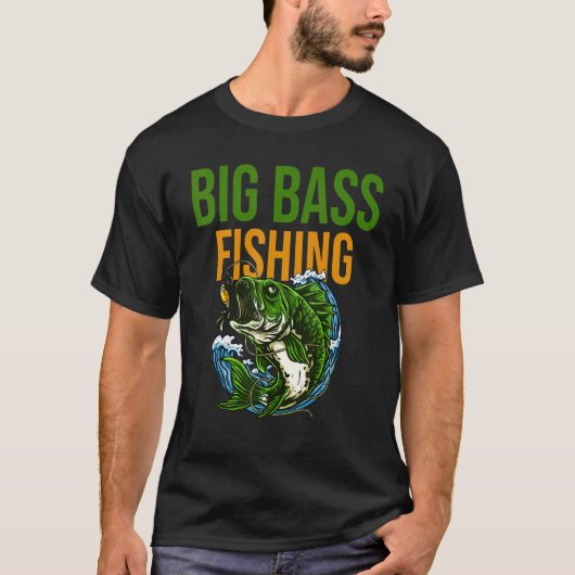 Big Bass Vist het beste T-shirt (Voorkant)