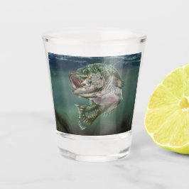 Big Bass Viste binnen Shot Glas