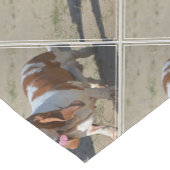 Big Basset Hound Korte Tafelloper (Hoek)