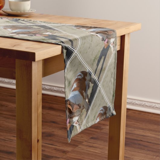 Big Basset Hound Korte Tafelloper (Voorbeeld)