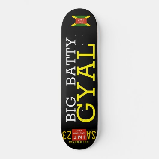 BIG BATTY GYAL Skateboard (Voorkant)