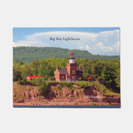Big Bay Bay Lighthouder van waterdeur Deurmat (Voorkant)