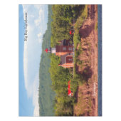 Big Bay Bay Lighthouder van watertafel Tafelkleed (Voorkant)