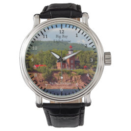 Big Bay Bay Lighthouder van waterwacht Horloge