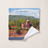 Big Bay Lighthouder van waterhanddoekset Bad Handdoek (Wasdoekje)