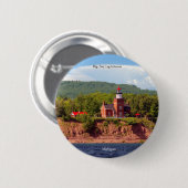 Big Bay Lighthouder van waterknop Ronde Button 5,7 Cm (Voorkant /achterkant)