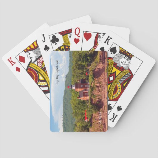 Big Bay Lighthouder van waterspeelkaarten Pokerkaarten (Achterkant)