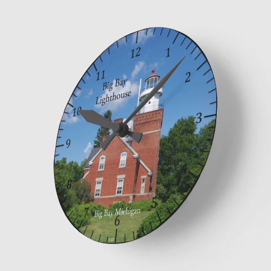Big Bay Lighthouse clock Ronde Klok (Hoek)