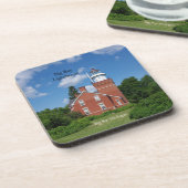 Big Bay Lighthouse set van 6 plastic onderzetters (Linkerzijde)