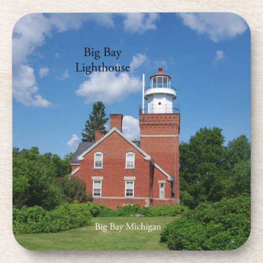 Big Bay Lighthouse set van 6 plastic onderzetters (Voorkant)