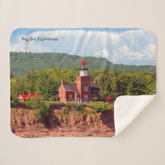 Big Bay Lighthouse van de sherpa deken (Voorkant (horizontaal))