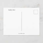 Big Bay Madeline Island Words Postcard Briefkaart (Achterkant)