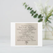 Big Bay Madeline Island Words Postcard Briefkaart (Staand voorkant)