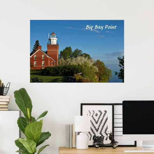 Big Bay Point Lighthouse Poster (Thuiskantoor)