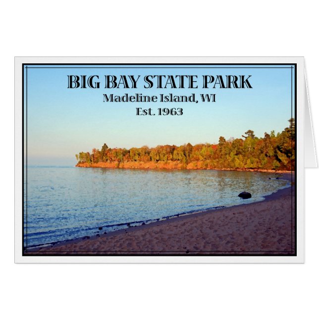 Big Bay State Park - Gepersonaliseerd (Voorkant Horizontaal)