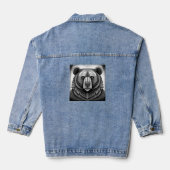 Big bear denim jacket (Achterkant)