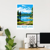 Big Bear Lake 1 Poster (Thuiskantoor)