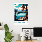 Big Bear Lake 4 Poster (Thuiskantoor)