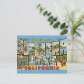 Big Bear Lake Californië Briefkaart (Staand voorkant)