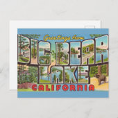 Big Bear Lake Californië Briefkaart (Voorkant / Achterkant)