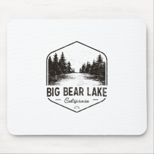 Big Bear Lake Californië Buitenleven Vintage Muismat