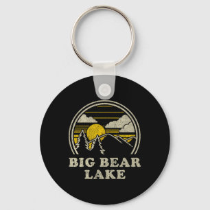 Big Bear Lake Californië Ca T-shirt Vintage Wandel Sleutelhanger
